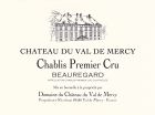 Label Chablis Premier Cru Beauregard